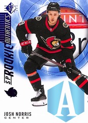 2020-21 UD SP Authentics Rookie RC #135 Josh Norris Senators